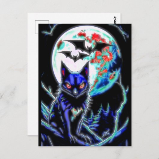 Das Verschwenderische Postkarte (Vorne/Hinten)