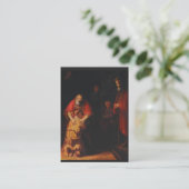 Das verschwenderische Sohn-Gebet nach Visitenkarte (Stehend Vorderseite)