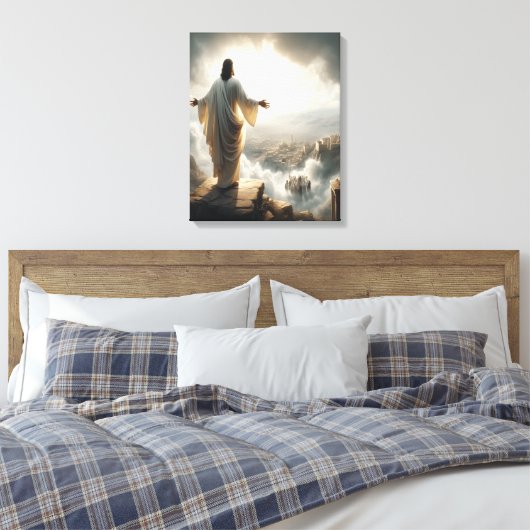 Das Versprechen, das durch das Tor des Himmels get Leinwanddruck (Insitu (Schlafzimmer))