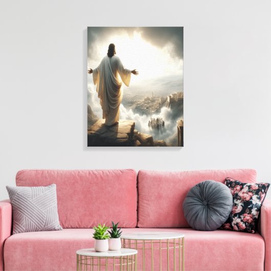 Das Versprechen, das durch das Tor des Himmels get Leinwanddruck (Insitu (Wohnzimmer))