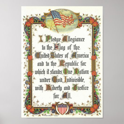 Das Versprechen der Allianz der Staaten Poster (Vorne)