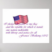 Das Versprechen der Legitimation - 1892 Poster (Vorne)