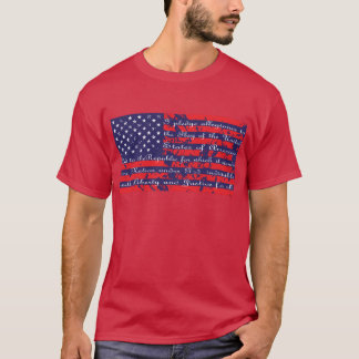 Das Versprechen der Verbundenheit in der US-Flagge T-Shirt