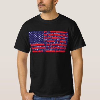 Das Versprechen der Verbundenheit in der US-Flagge T-Shirt