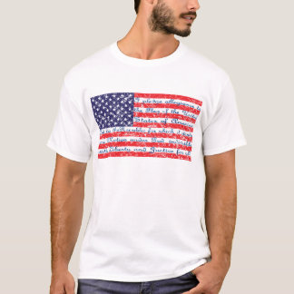 Das Versprechen der Verbundenheit in der US-Flagge T-Shirt