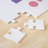 Das Versprechen des Frühlings - "Regen im April, M Puzzle (Seite)