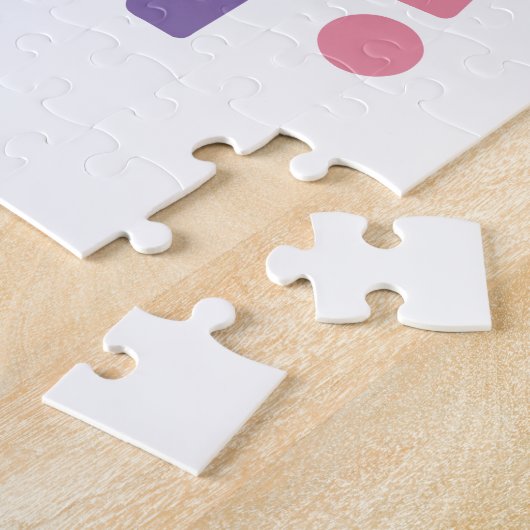 Das Versprechen des Frühlings - "Regen im April, M Puzzle (Seite)