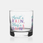 Das Versprechen des Frühlings - "Regen im April, M Whiskyglas (Vorderseite)