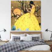 "Das Versprechen des Frühlings" von Marjorie Mille Leinwanddruck (Insitu (Schlafzimmer))