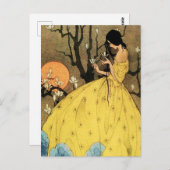 "Das Versprechen des Frühlings" von Marjorie Mille Postkarte (Vorne/Hinten)