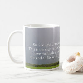 Das Versprechen des Gottes in der Kaffeetasse