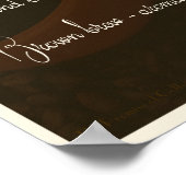 Das Versprechen des Kaffees - Plakat (Ecke)