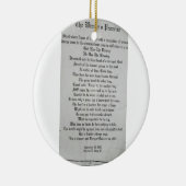 "Das Versprechen des Siegers über Metalldogttags Keramik Ornament (Rechts)