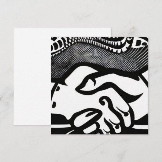 Das Versprechen Feiertagskarte (Vorne/Hinten)