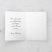 Das Versprechen Feiertagskarte (Innenseite)