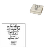 Das Versprechen Gottes für alle Bedürfnisse - Isa. Gummistempel (Stempel)