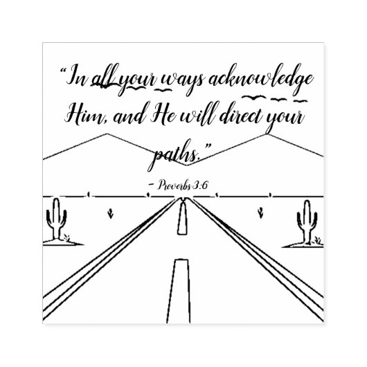 Das Versprechen Gottes für eure Bedürfnisse - Spri Gummistempel (Prägung)