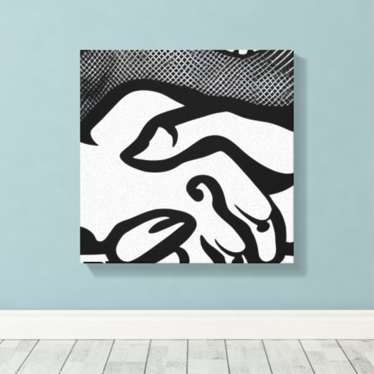 Das Versprechen Leinwanddruck (Insitu (Holzboden))