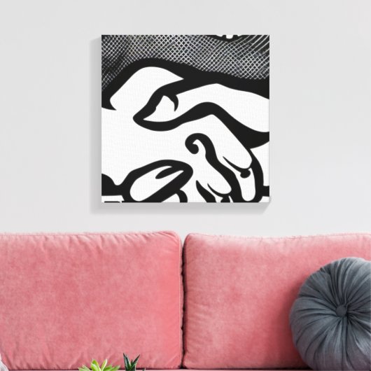 Das Versprechen Leinwanddruck (Insitu (Wohnzimmer))