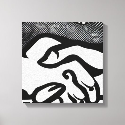 Das Versprechen Leinwanddruck (Vorderseite)