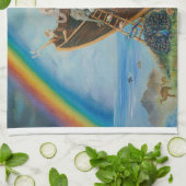 Das Versprechen, Noahs Arche Geschirrtuch (Gefaltet)