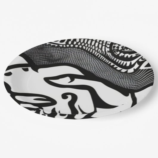 Das Versprechen Pappteller (Schrägansicht)