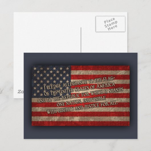 Das Versprechen Postkarte (Vorne/Hinten)