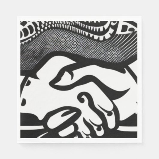 Das Versprechen Serviette (Vorderseite)