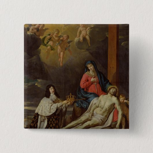 Das Versprechen von König Louis-XIII von Button (Vorderseite)