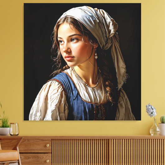 "Das Versprechen von morgen" "Anna" ein niederländ Leinwanddruck (Insitu (Wohnzimmer))