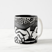 Das Versprechen Zweifarbige Tasse (VorderseiteRechts)