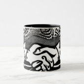 Das Versprechen Zweifarbige Tasse (Mittel)