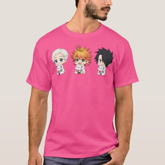 Das versprochene Neverland Chibis T-Shirt (Vorderseite)