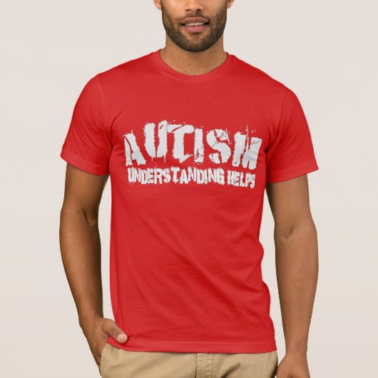 Das Verständnis von Autismus hilft T-Shirt (Vorderseite)
