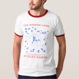 Das versteckte Land der flachen Erde (1000 T-Shirt