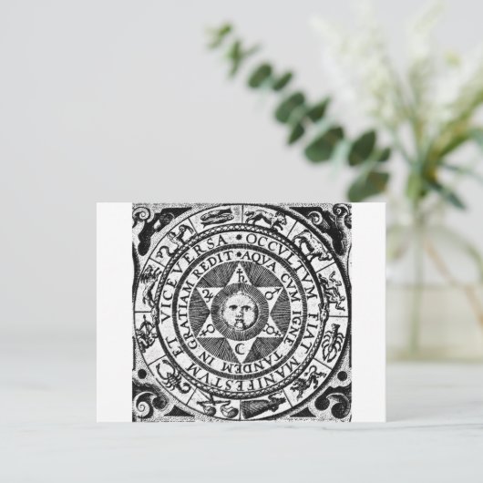 Das Versteckte wird zum Manifest Postkarte (Stehend Vorderseite)