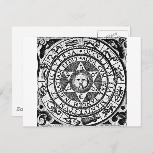 Das Versteckte wird zum Manifest Postkarte (Vorne/Hinten)