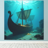   „Das versunkene Gold der Wikinger“   Leinwanddruck (Insitu (Holzboden))