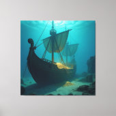 „Das versunkene Gold der Wikinger“   Leinwanddruck (Vorderseite)