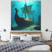   „Das versunkene Gold der Wikinger“   Leinwanddruck (Insitu (Schlafzimmer))