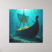 „Das versunkene Gold der Wikinger“ Leinwanddruck (Vorderseite)