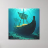 „Das versunkene Gold der Wikinger“ Leinwanddruck (Vorderseite)