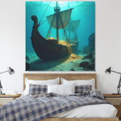 „Das versunkene Gold der Wikinger“   Leinwanddruck (Insitu (Schlafzimmer))