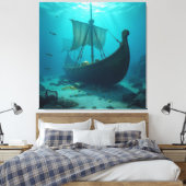   „Das versunkene Gold der Wikinger“   Leinwanddruck (Insitu (Schlafzimmer))