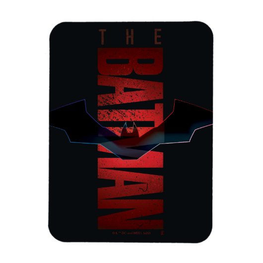 Das vertikale Batman-Logo Magnet (Vertikal)