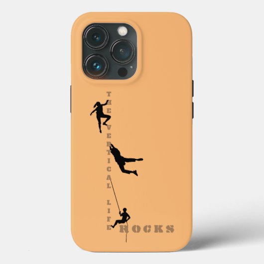Das vertikale Leben - Rock Climbing Design Case-Mate iPhone Hülle (Rückseite)