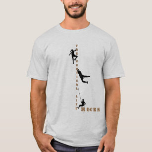 Das vertikale Leben - Rock Climbing Design T-Shirt