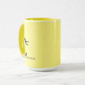Das vertikale Leben - Rock Climbing Design Tasse (Vorderseite Links)