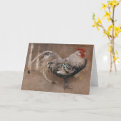 Das verworrene Häuschen | Joseph Crawhall Karte (Gelbe Blume)