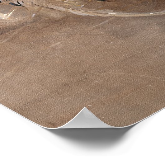 Das verworrene Häuschen | Joseph Crawhall Poster (Ecke)